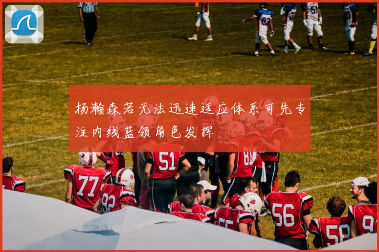 杨瀚森若无法迅速适应体系可先专注内线蓝领角色发挥